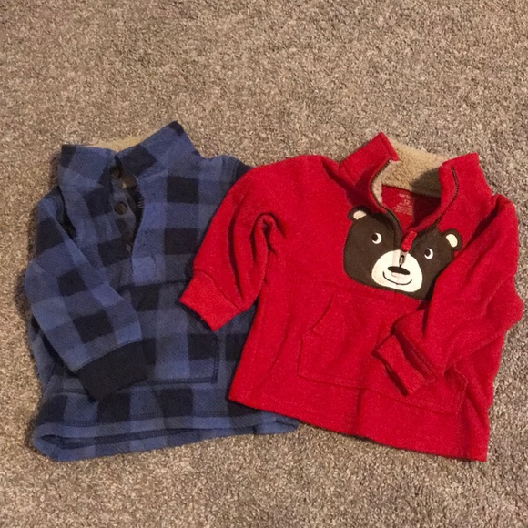 Carters 12 month winter fleeces. Gently used! - Picture 1 of 2